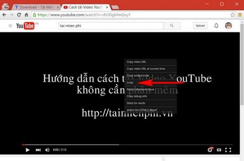 Thủ thuật tự động phát lại video trên YouTube - 1