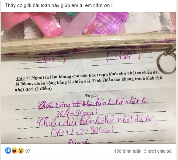 Bài toán lớp 3 phụ huynh khăng khăng cô giáo nhầm tai hại, biết sự thật mới thấy xấu hổ - 1