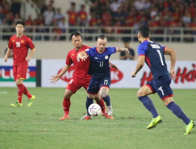 Trọng Hoàng cùng các đồng đội sẽ gặp nhiều khó khăn nếu chạm trán Philippines ở AFF Cup 2020