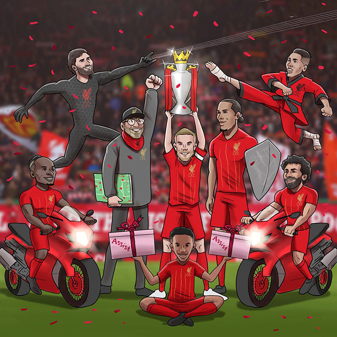 Ảnh chế: Liverpool chính thức vô địch ngoại hạng Anh khiến fan MU "cay đắng" - 1