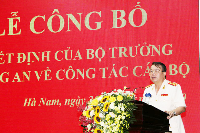 Đại tá Nguyễn Văn Trung (ảnh Công an Hà Nam).