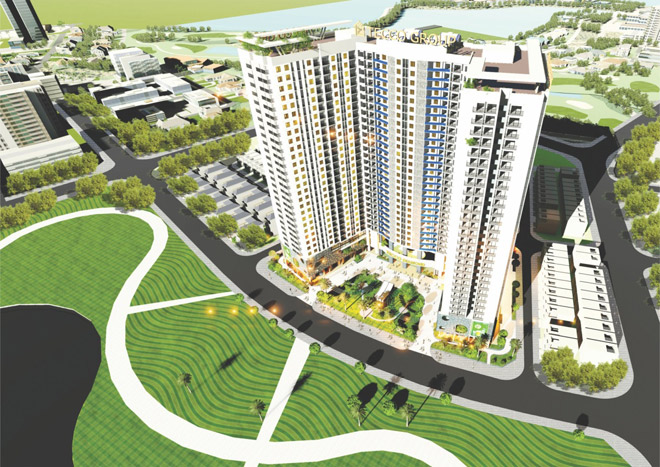 Phối cảnh dự án Tecco Diamond  - dự án góp phần thay đổi diện mạo và hạ tầng khu vực Thanh Trì.