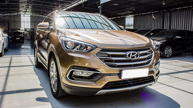 Xe SUV Hyundai SantaFe máy dầu đời 2016 vẫn giữ giá đến không ngờ - TIN ...