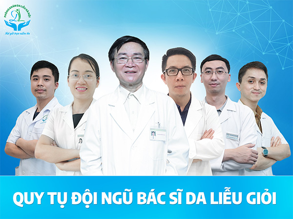 Đội ngũ Bác sĩ da liễu tại Phòng khám da liễu Hà Nội