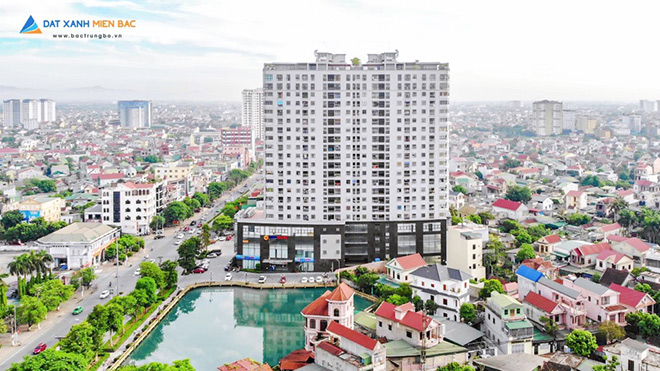 Trung Đức Tower là tòa chung cư duy nhất phá cách với thiết kế hình con thuyền do đơn vị liên doanh Việt – Sing tư vấn