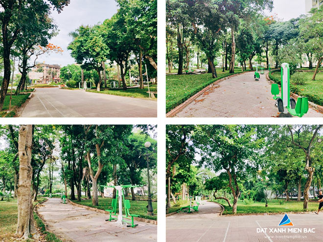 Công viên Tam giác rộng 1,6ha là điểm nhấn cảnh quan và văn hóa của toàn TP. Vinh