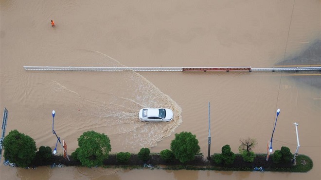 Trung Quốc đã trải qua 26 ngày liên tiếp xảy ra mưa lũ kể từ tháng 6.