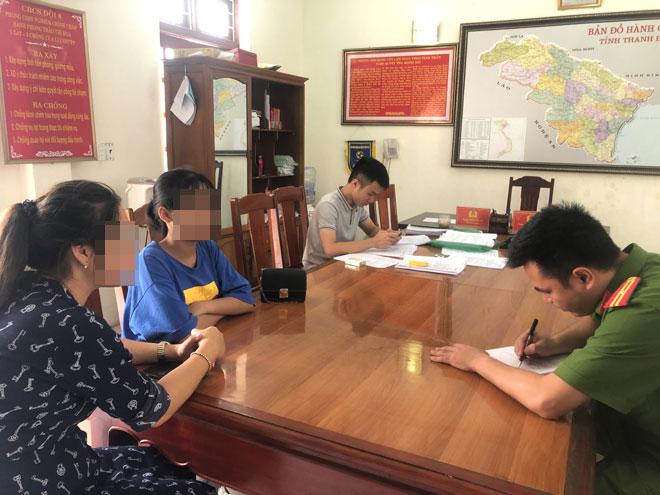 Cháu nguyễn Thị H sau khi được Công an giải cứu, được Trung tâm trợ giúp pháp lý Thanh Hoá hỗ trợ.&nbsp;