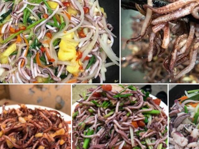 Thị trường - Tiêu dùng - Đầu và râu mực siêu rẻ "gây sốt", chị em rủ nhau mua chung cả chục kg ăn dần