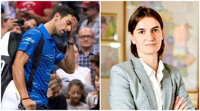 Novak Djokovic bất ngờ được nữ Thủ tướng Serbia - bà Ana Brnabic nhận lỗi thay mình