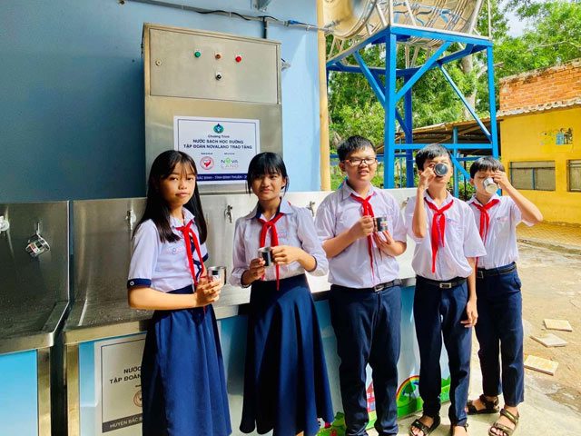 Giáo dục - du học - Giải bài toán khó nước sạch học đường tại Bắc Bình, Bình Thuận