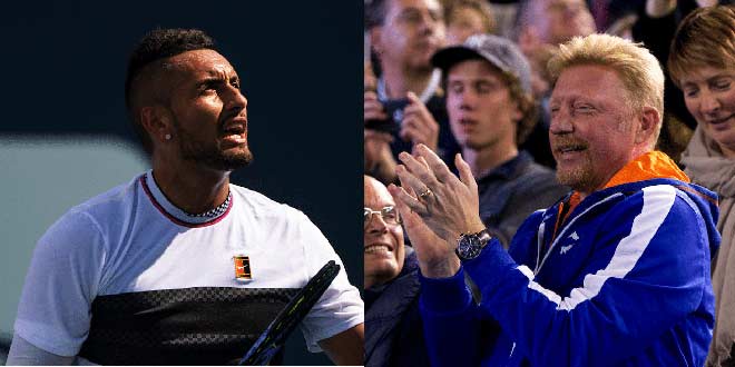 Nick Kyrgios và Boris Becker khẩu chiến