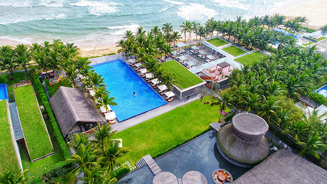Resort 5 sao Naman Retreat, TP.Đà Nẵng, nhìn từ trên cao