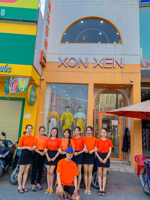 Thương hiệu Xonxen shop được giới trẻ Đà Nẵng yêu thích.