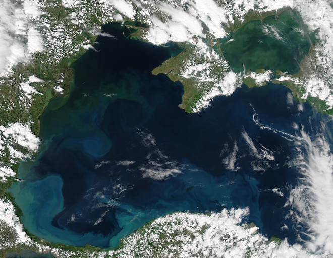 Biển Đen - Ảnh: NASA