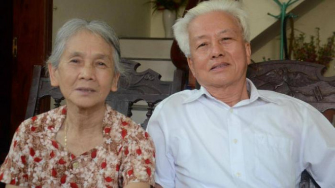 Vợ chồng thầy Nguyễn Huy Hiền và cô Vũ Thị Nhài