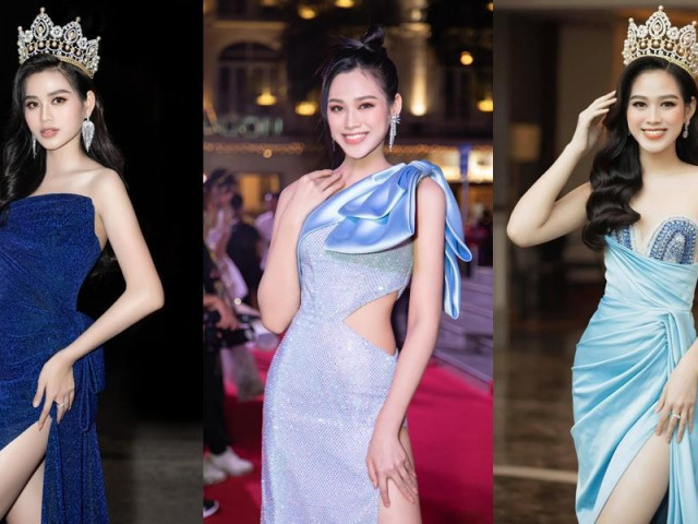 Thời trang - Cứ nghĩ Hoa hậu Đỗ Thị Hà chỉ yêu gam màu nóng nhưng khi lên đồ sắc lạnh cũng rất bắt mắt