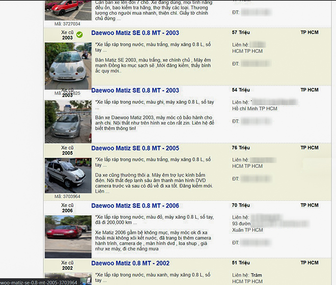 Daewoo Matiz cũ giá rẻ xe du lịch 5 chỗ giá rẻ tập lái tuyệt vời