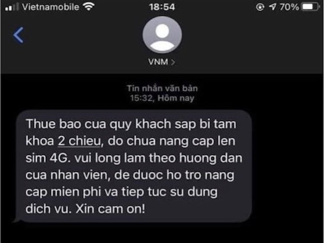 MobiFone, VinaPhone cảnh báo KHẨN nạn lừa đảo đổi SIM 4G - 1