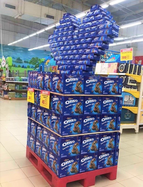 Các sản phẩm bánh Oreo Socola Pie hiện đã có mặt tại các hệ thống siêu thị, các cửa hàng, các điểm bán lẻ trên khắp cả nước.