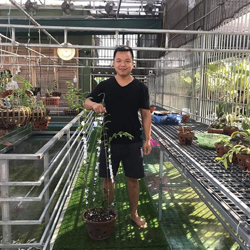 Nghệ nhân Nguyễn Đức Đại và hành trình gây dựng vườn lan đẹp mê hồn - 1