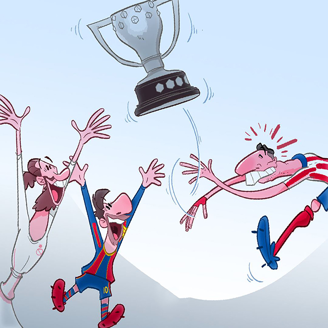 Atletico "sảy chân", Real và Barca nắm cơ hội áp sát ngôi đầu.