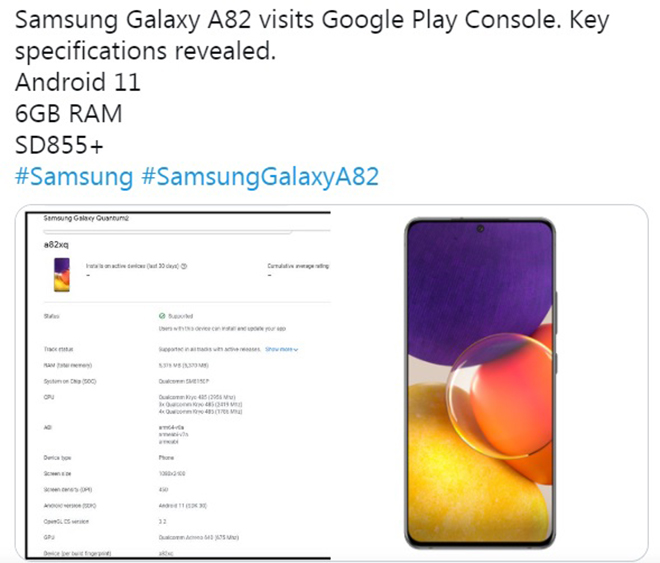 Galaxy A82 sẽ là điện thoại tầm trung gây “sốt” với camera xoay - 4