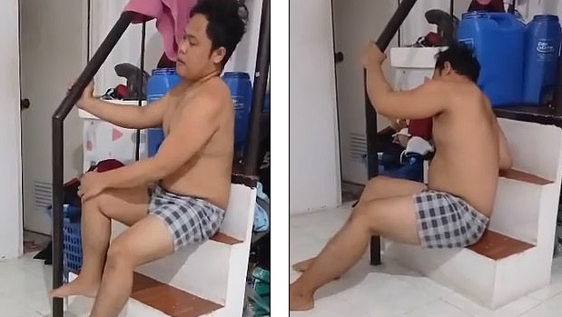 Penaredondo suốt cả ngày 4.4 không thể đứng dậy được.