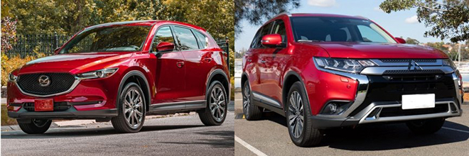 So sánh Mazda CX5 2.5AT AWD và Outlander AWD, tầm giá 1 tỷ đồng chọn xe nào? - 1