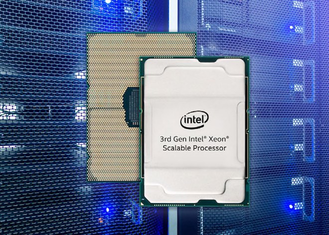 Bộ vi xử lý Intel Xeon Scalable thế hệ thứ 3 được sản xuất trên tiến trình 10nm.