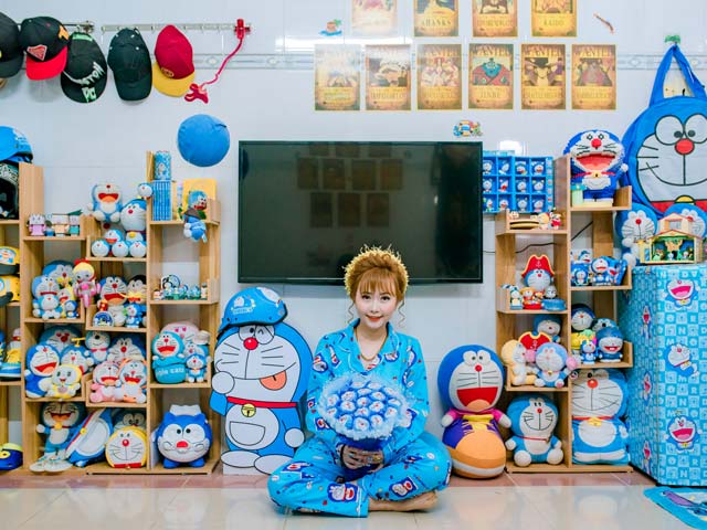 Bạn trẻ - Cuộc sống - Cô dâu Bạc Liêu tổ chức đám hỏi đặc biệt, phòng tân hôn ngập tràn "mèo máy Doraemon"