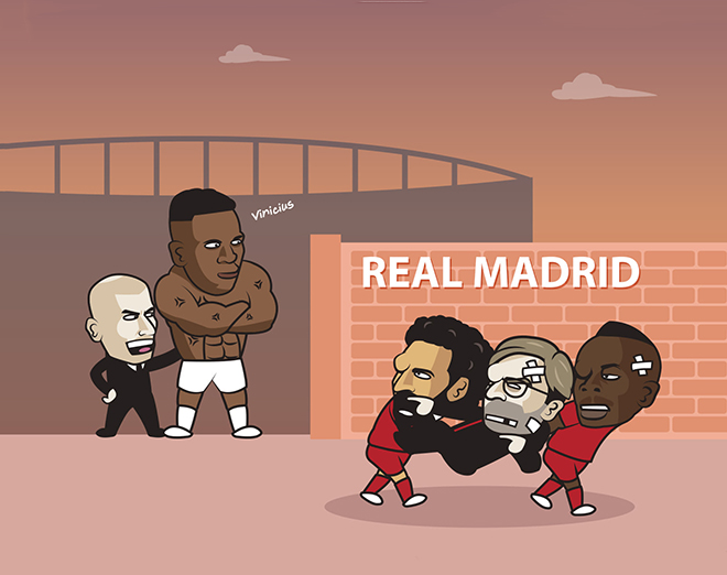 Liverpool thảm bại trong chuyến làm khách đến sân Real Madrid.
