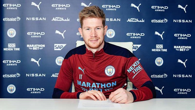 Tin mới nhất bóng đá tối 7/4: De Bruyne chính thức gia hạn ở lại Man City - 1