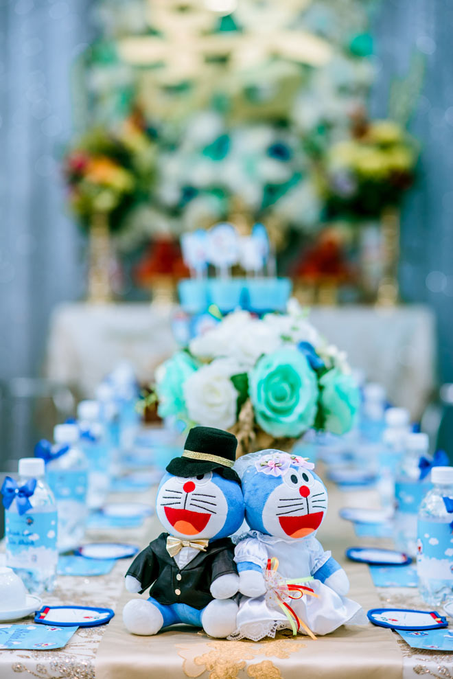 Cô dâu Bạc Liêu tổ chức đám hỏi đặc biệt, phòng tân hôn ngập tràn "mèo máy Doraemon" - 5