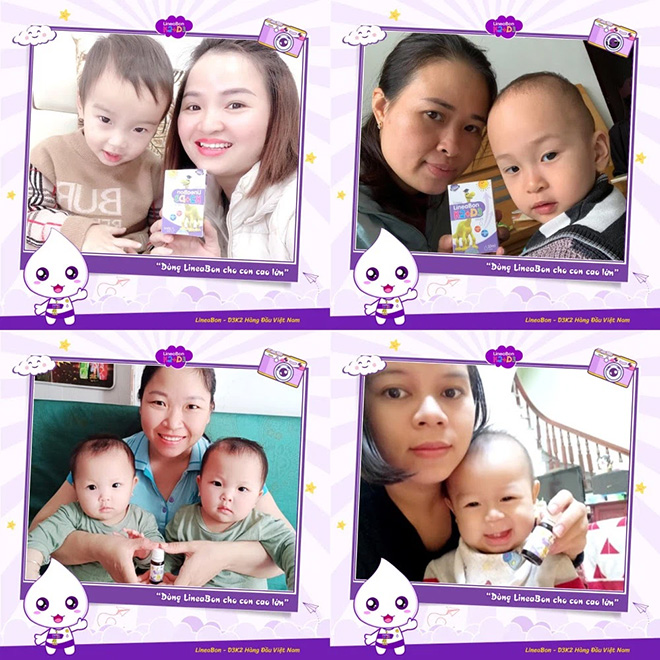 Nhờ ưu điểm dễ uống, không có mùi vị nên mẹ không lo bé bị nôn trớ khi sử dụng LineaBon D3+K2, kể cả những bé có cơ địa khó hấp thu. Dù vậy, các mẹ nên chú ý sản phẩm này không phải là thuốc và không có tác dụng thay thế thuốc chữa bệnh.