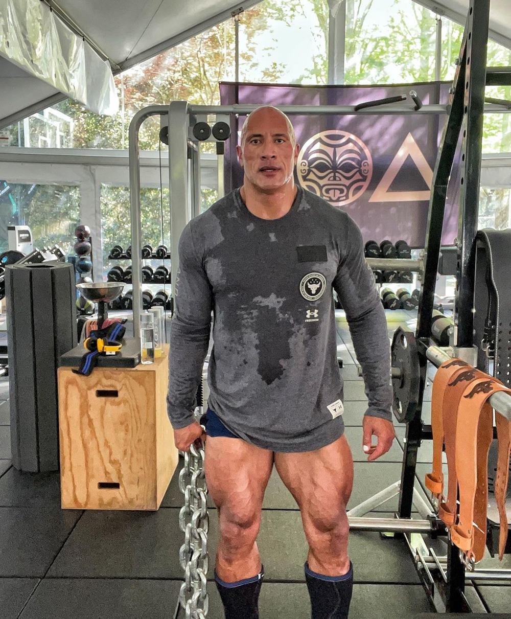 Hình ảnh mới trên trang cá nhân của The Rock nhận được gần 4 triệu lượt thích.