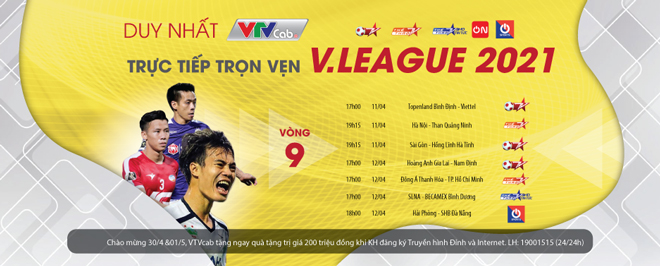 Lịch thi đấu giải bóng đá vô địch quốc gia V-League 2021 mới nhất: HAGL gặp Nam Định - 1