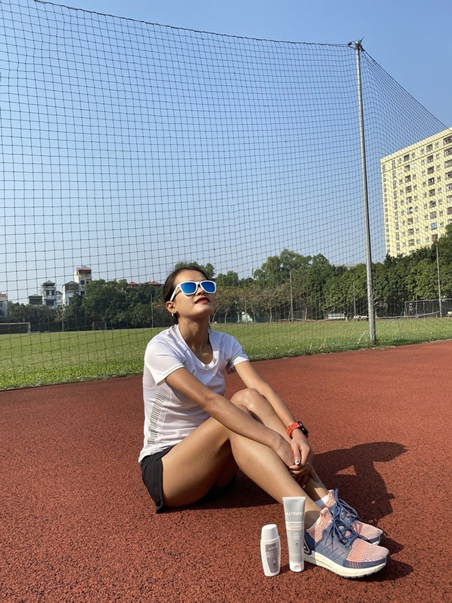HCĐ Seagame 30 – Marathoner Phạm Thị Hồng Lệ tin dùng kem chống nắng Altruist