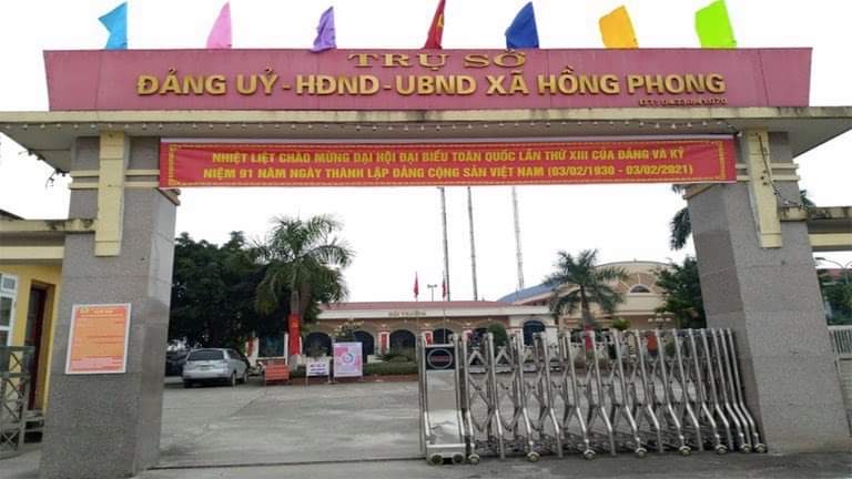 Trụ sở Đảng uỷ, UBND, HĐND xã Hồng Phong
