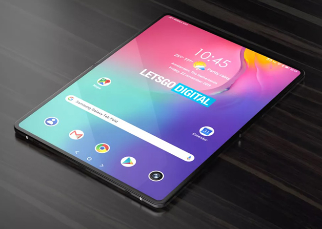 Quên Galaxy Z Fold 3 đi, Samsung sắp có máy tính bảng gập lại - 3