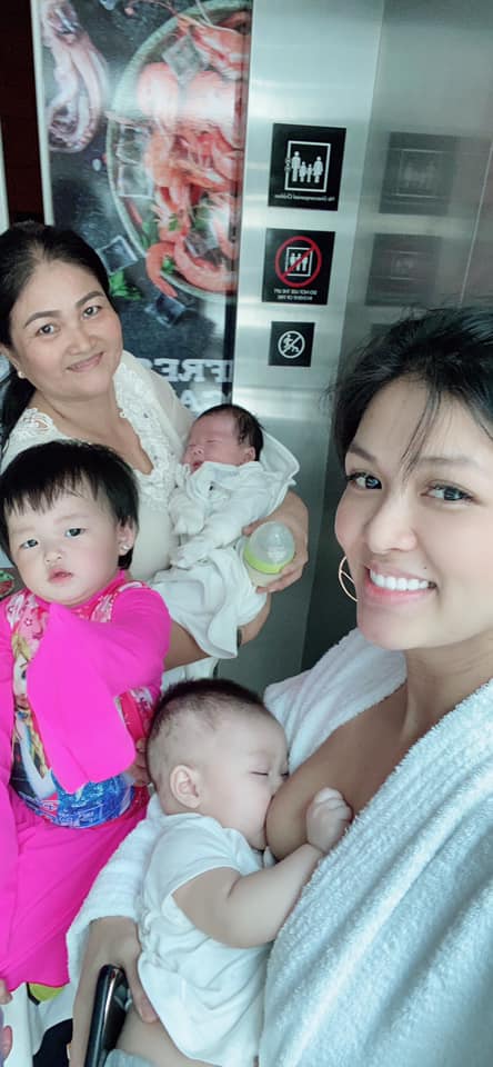 Hình ảnh những "bà mẹ bỉm sữa" trong showbiz Việt gây chú ý - 6