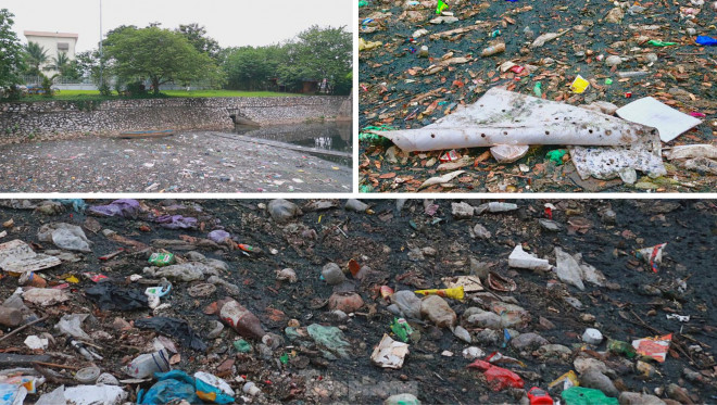 Cận cảnh những dòng sông "đen" chảy giữa nội thành Hà Nội - 4