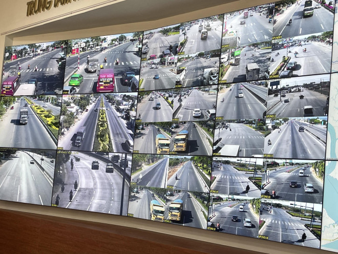 Các "mắt thần" trên hệ thống giám sát đặt tại QL51