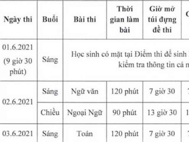 Giáo dục - du học - Công bố lịch thi vào lớp 10 của TP.HCM