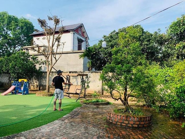 Hồng Đăng bố trí nhiều cây xanh để
tạo bóng mát