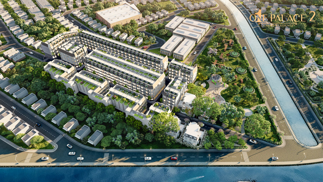Khu nhà phố thương mại One Palace 2 sở hữu 3 mặt view sông ngay trung tâm Quận 12 đang thu hút sự quan tâm của giới đầu tư