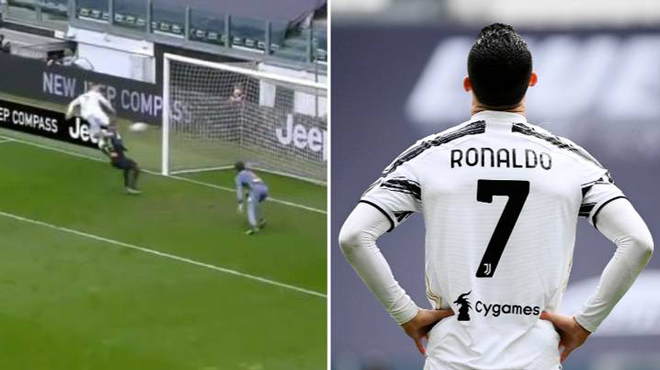 Ronaldo có pha bỏ lỡ khó tin khi Juventus đấu với Genoa