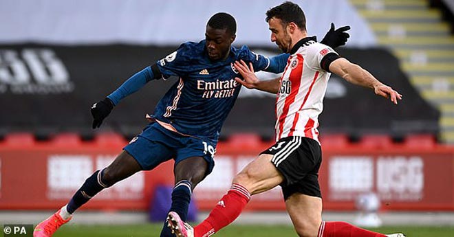 Trực tiếp bóng đá Sheffield United - Arsenal: VAR tước quả penalty của "Pháo thủ" - 14