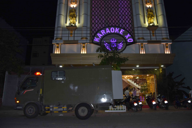 Karaoke X.O, nơi xảy ra nhiều vụ liên quan đến ma túy. Ảnh: Trọng Tín