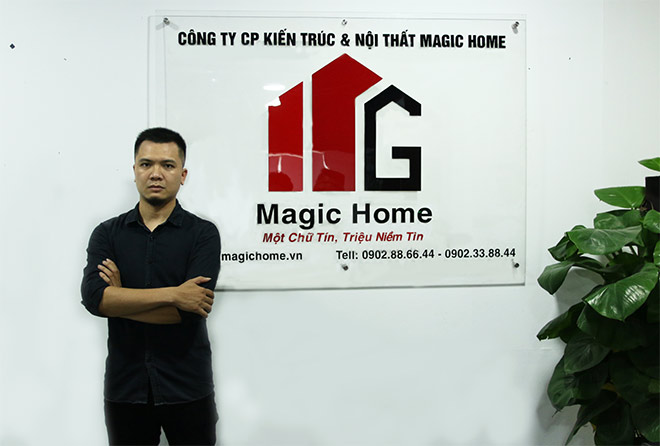 Ông Hoàng Đình Hiếu – Giám đốc Công ty Cổ phần Kiến trúc và Nội thất MagicHome